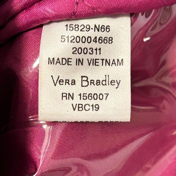 Vera Bradley Painted Paisley Hanging Organizer Travel Toiletry Cosmetic Bag - Picture 10 of 12